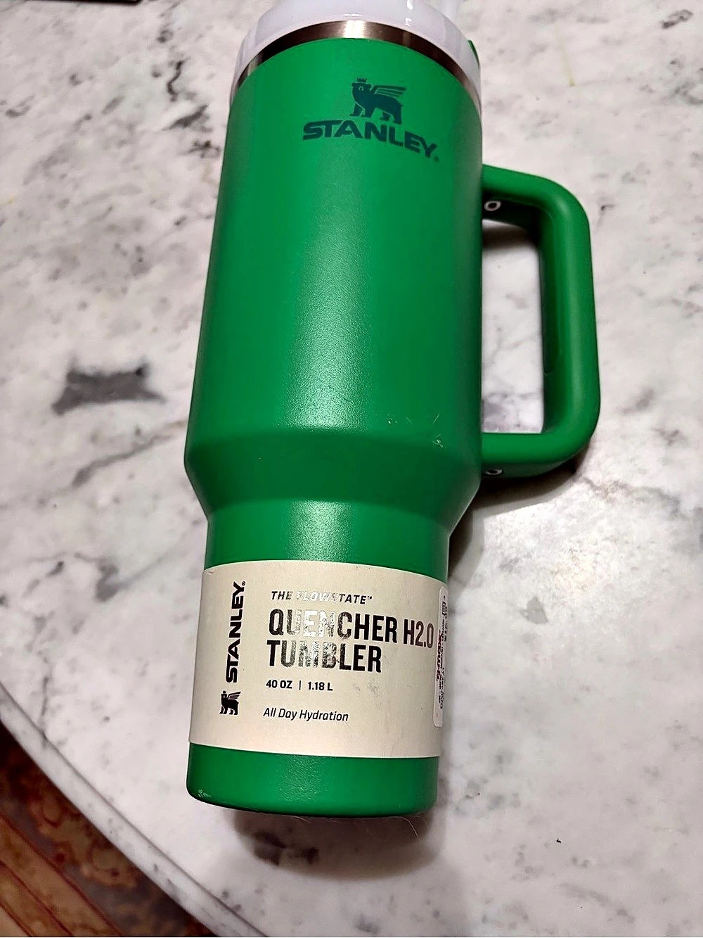 Stanley Quencher H2.0 FlowState Tumbler 40 oz Green new - Picture 2 of 4